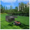 Bcelec HMGL01 Abri pour robot tondeuse en acier galvanisé avec espace décoratif Garage Carport Toit Protection extérieure 60x70x36cm
