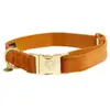 Kentucky Dogwear - Collier pour Chien en Velours - Orange - Taille L - 42-68cm