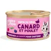 Edgard & Cooper Morceaux Sauce Chaton Canard & Poulet 85g