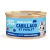 Edgard & Cooper Morceaux Sauce Chaton Cabillaud & Poulet 85g