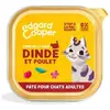 Pâtée pour chat adulte dinde et poulet 85g Edgard Cooper