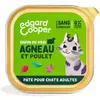 Pâtée pour chat adulte agneau et poulet 85g Edgard Cooper