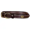 Collier pour chien avec surpiqure décorative Dy’on Marron S DC31BBR45