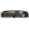 Dyon Collier De Chien Flat Leather