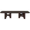Ethnicraft - Table basse Flow - Marron - Acajou teinté - Designer Alai...