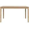 Ethnicraft - Table rectangulaire Bok - Bois naturel - Chêne massif hui...