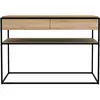 Ethnicraft - Console Monolit - Bois naturel - Chêne massif certfié FSC...