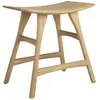 ETHNICRAFT tabouret OSSO H 48 cm (Chêne naturel - bois massif)