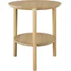 Ethnicraft - Table d'appoint Bok - Bois naturel - Chêne massif