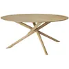 ETHNICRAFT table ronde MIKADO (Ø 150 cm - chêne)