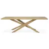 ETHNICRAFT table rectangulaire MIKADO (280 cm - chêne)