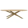 ETHNICRAFT table ovale MIKADO (267 cm - chêne)