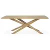 ETHNICRAFT table rectangulaire MIKADO (240 cm - chêne)