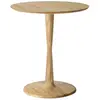 ETHNICRAFT table ronde TORSION (Ø 70 cm, naturel - chêne)