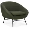 ETHNICRAFT fauteuil BARROW (Pine green - tissu et métal)