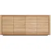 Ethnicraft - Buffet Shadow - Bois naturel - Chêne massif - Designer Al...