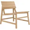 Ethnicraft - Fauteuil bas N - Bois naturel - Chêne massif - Designer N...
