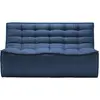 ETHNICRAFT canapé à 2 places N701 (Bleu - Tissu)