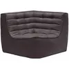 ETHNICRAFT canapé d'angle N701 (Gris foncé - Tissu)