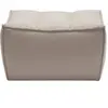 ETHNICRAFT pouf ottomane N701 (Beige - Tissu)