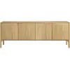 Ethnicraft - Buffet PI - Bois naturel - Chêne massif huilé - Designer ...