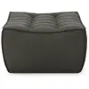 ETHNICRAFT pouf ottomane N701 (Musc - Tissu recyclé écologique)