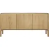 Ethnicraft - Buffet PI - Bois naturel - Chêne massif huilé - Designer ...