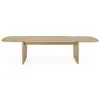 ETHNICRAFT table basse PI 155 cm (Chêne - bois massif)