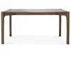 Ethnicraft - Table rectangulaire PI - Bois naturel - Teck massif teint...