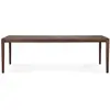 ETHNICRAFT table rectangulaire BOK (240 x 100 x 76 cm - Teak Marron)
