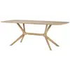 ETHNICRAFT table rectangulaire X (200 cm - chêne)