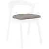 Ethnicraft - Coussin d'assise Bok - Beige - Tissu d'extérieur - Design...