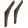 Plateau ovale en verre Graphite Wabi Sabi - Ethnicraft Accessories