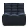 ETHNICRAFT fauteuil N701 (Graphite - Tissu recyclé écologique)