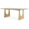 ETHNICRAFT table rectangulaire GEOMETRIC 220 cm (Chêne naturel - bois ...