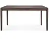 ETHNICRAFT table rectangulaire BOK (160 x 80 x 76 cm - Chêne brun)