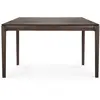 ETHNICRAFT table rectangulaire BOK (140 x 80 x 76 cm - Chêne brun)