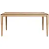 ETHNICRAFT table rectangulaire BOK (160 x 80 x 76 cm - chêne naturel)