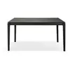 ETHNICRAFT table rectangulaire BOK (160 x 80 x 76 cm - Chêne teint noi...