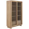 ETHNICRAFT meuble buffet WAVE avec 2 portes coulissantes et 2 tiroirs ...