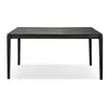 ETHNICRAFT table rectangulaire BOK (140 x 80 x 76 cm - Chêne teint noi...