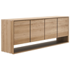 ETHNICRAFT buffet NORDIC avec 4 portes (Naturel - chêne)