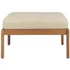 Ethnicraft - Pouf d'extérieur Jack - Beige - Tissu polypropylène - Des...