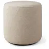 ETHNICRAFT pouf BARROW 40 x 40 x H 40 cm (Off white - Tissu)