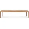 Ethnicraft - Table rectangulaire Bok OUTDOOR - Bois naturel - Teck mas...