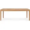Ethnicraft - Table rectangulaire Bok OUTDOOR - Bois naturel - Teck mas...