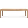 Ethnicraft - Table rectangulaire Bok OUTDOOR - Bois naturel - Teck mas...