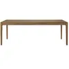 ETHNICRAFT table rectangulaire BOK (220 x 95 x 76 cm - Teak)