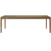 ETHNICRAFT table rectangulaire BOK (240 x 100 x 76 cm - Teak)