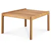 Ethnicraft - Table d'appoint Jack - Bois naturel - Teck massif - Desig...